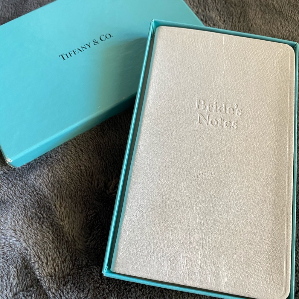 Tiffany & Co. Bride Notes book